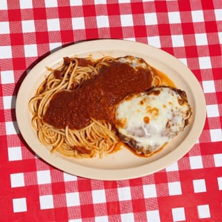 Chicken Parmesan Dinner with Pasta