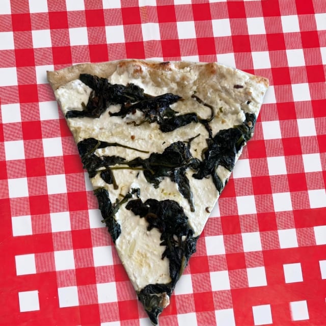 Fresh Spinach White Slice.
