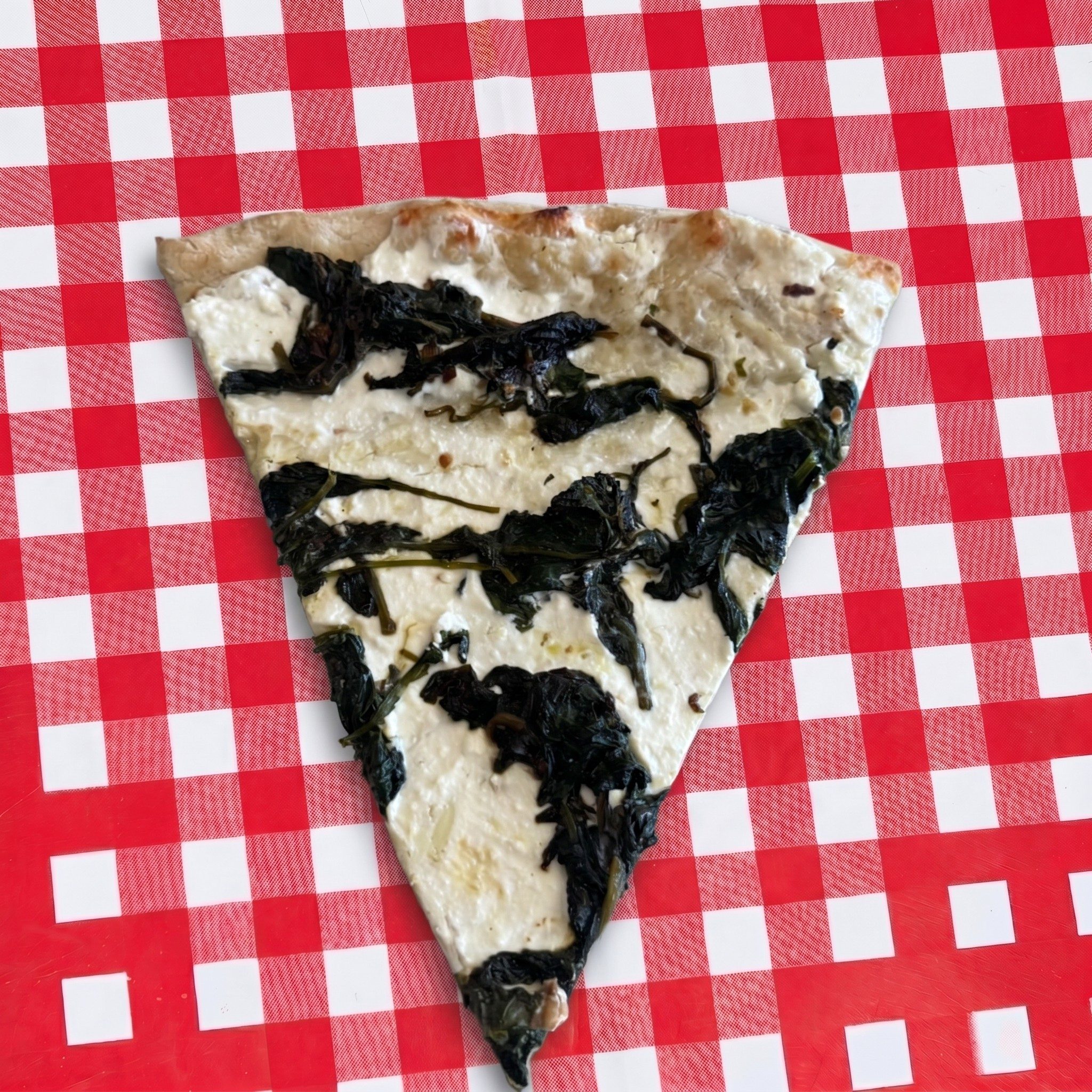 White Spinach Slice.
