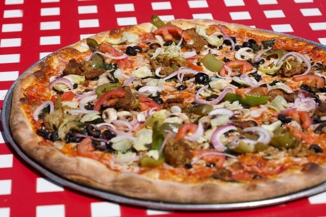 Vegetarian Pizza.