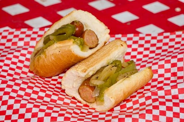 Sausage, Peppers & Onions Hero.